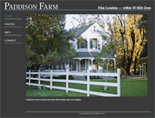 Tablet Screenshot of paddisonfarm.com